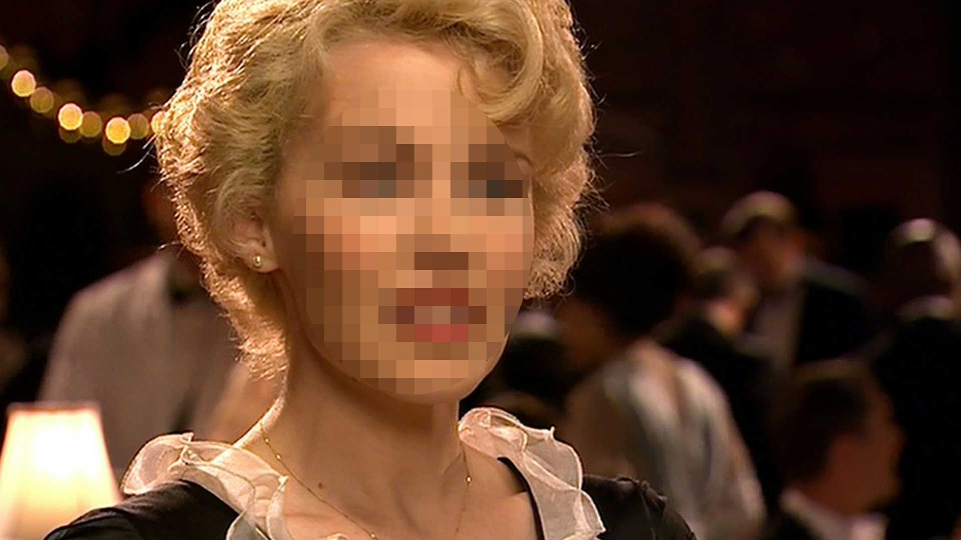 A blurred image of a Doctor Who companion 