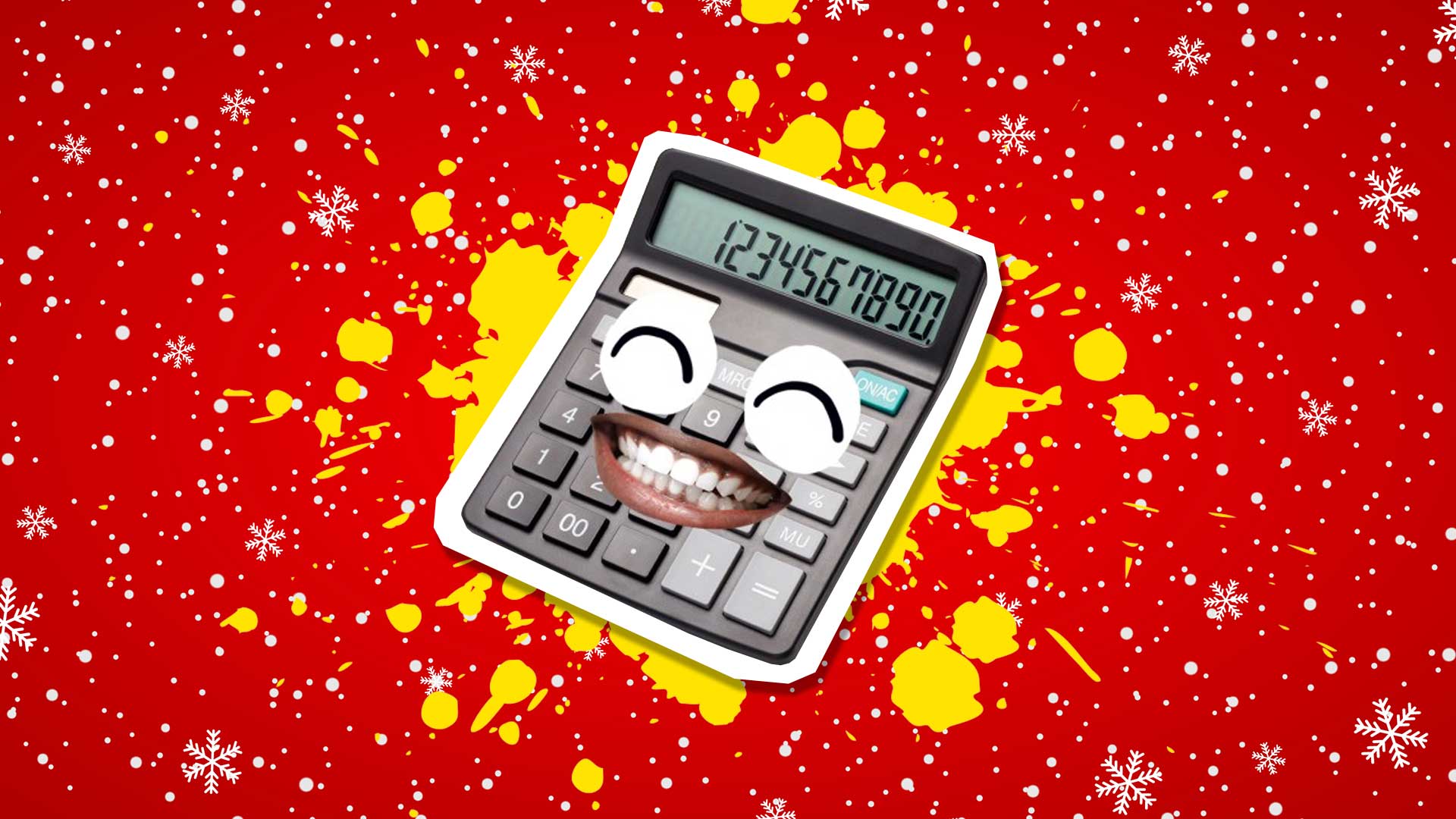 A festive calculator