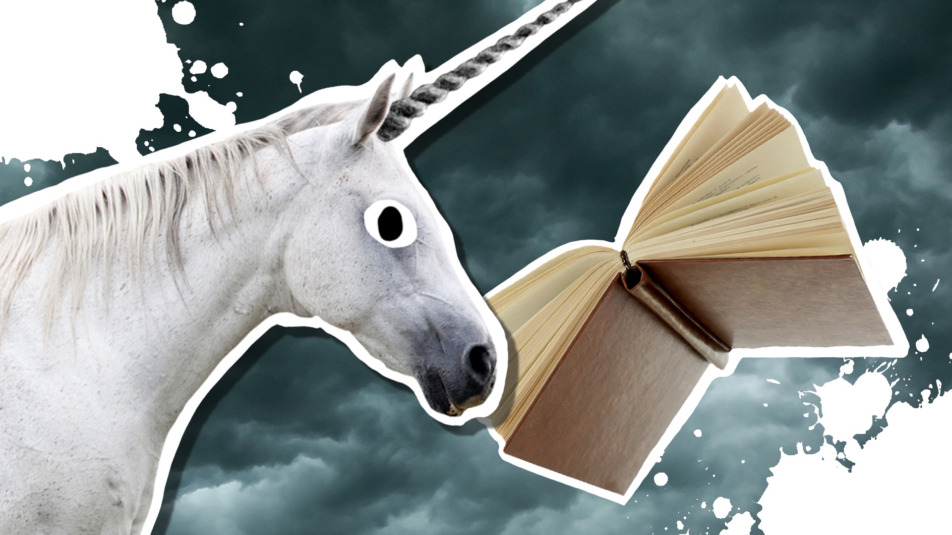 Unicorn and fantasy book