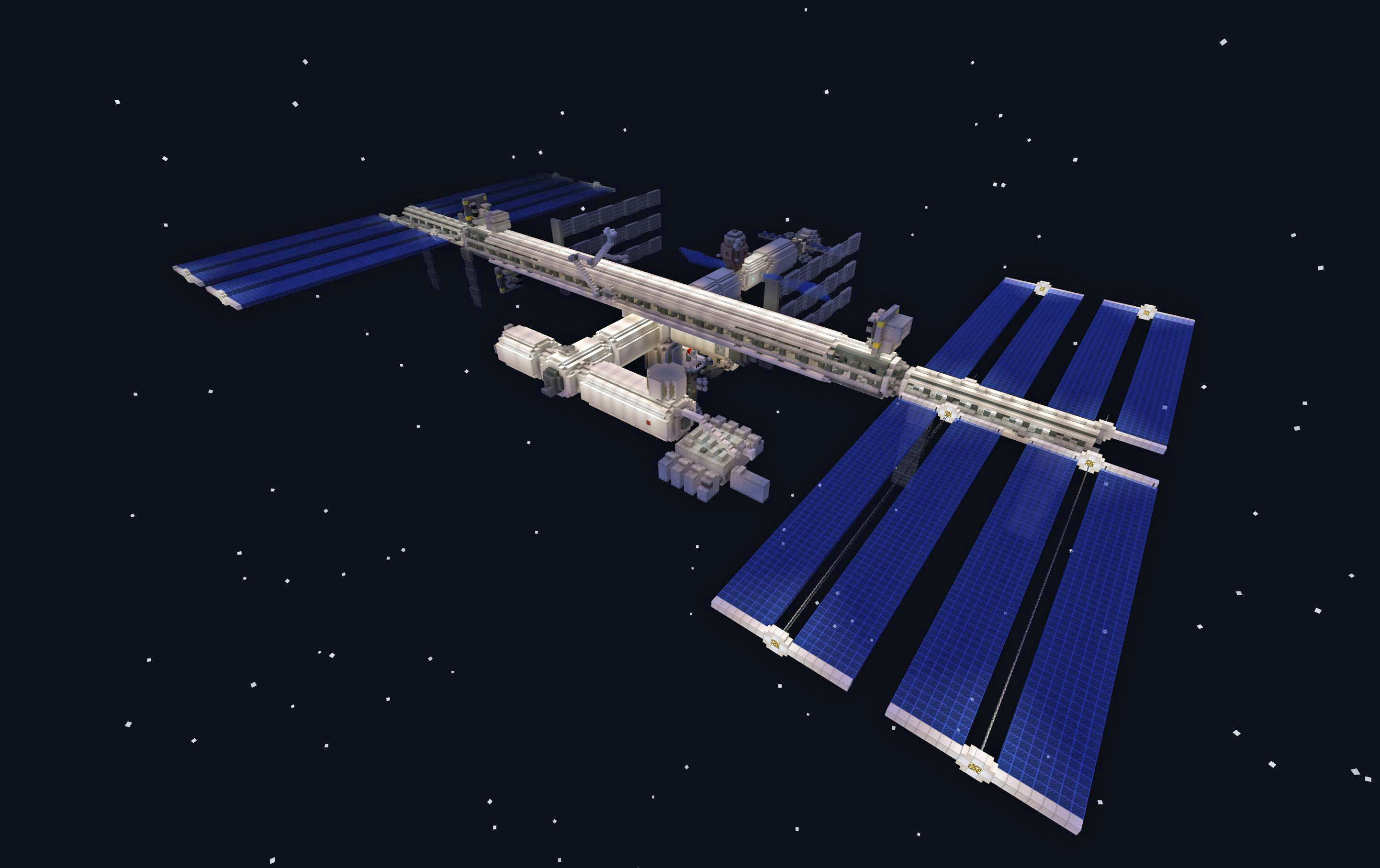 The International Space Station in Minecraft