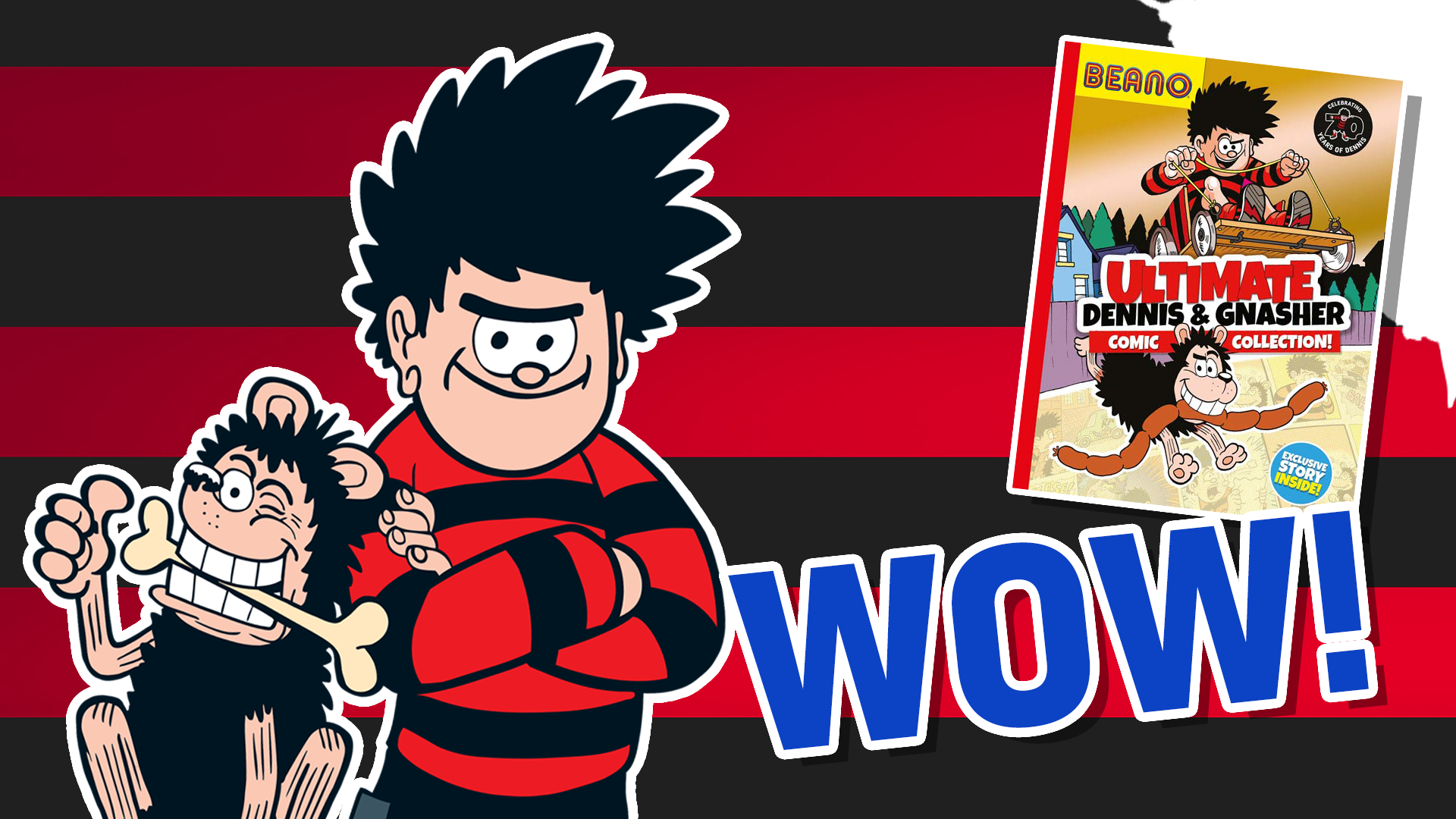 Dennis and Gnasher quiz result: Wow