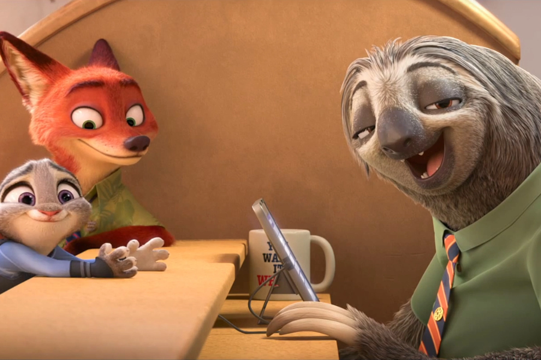 A clip from Zootopia