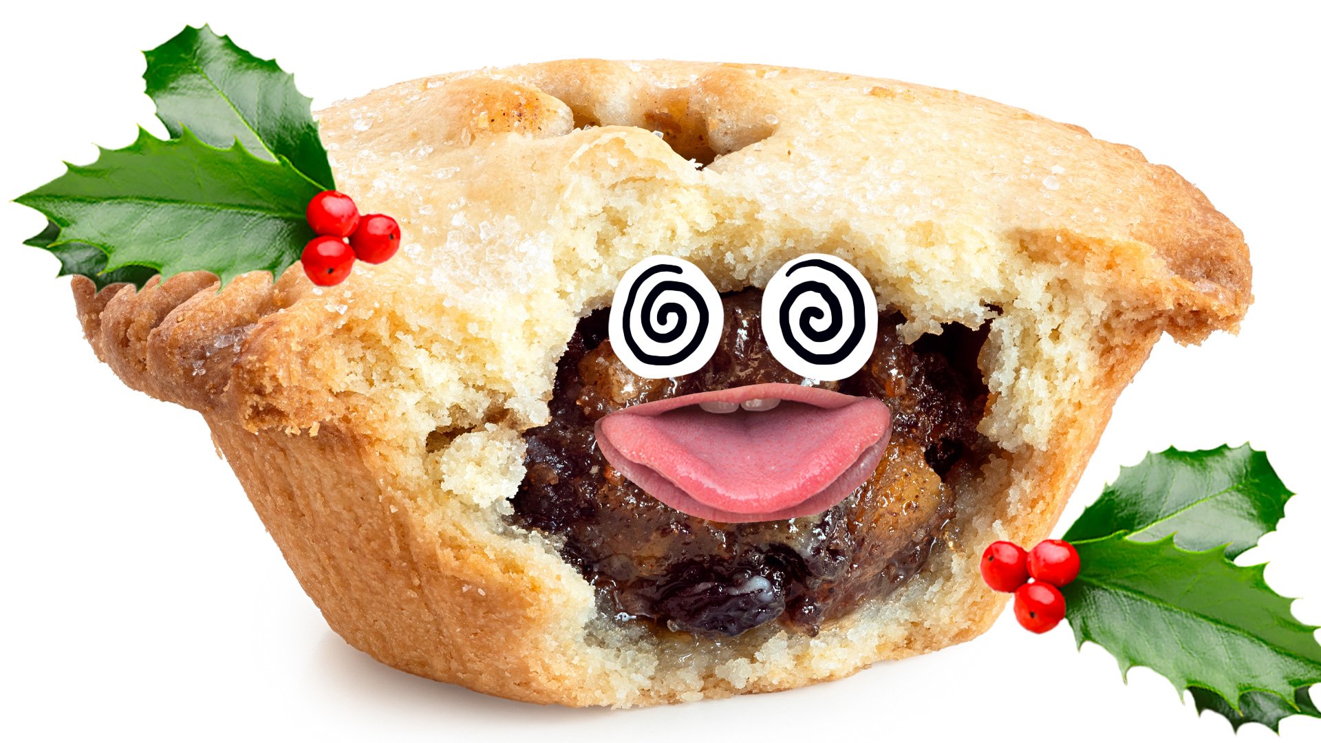 A Christmas mince pie