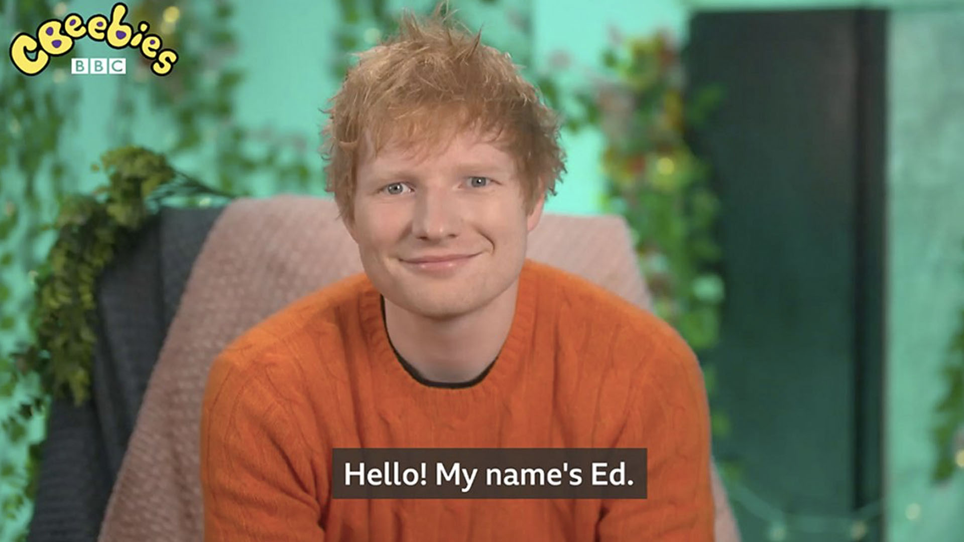 Ed Sheeran on CBeebies Bedtime Stories