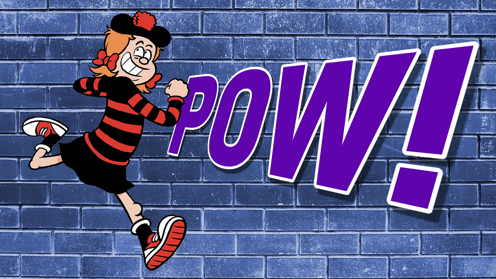 Minnie and the word pow