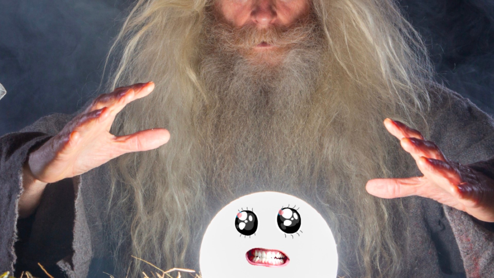 A wizard with his orb