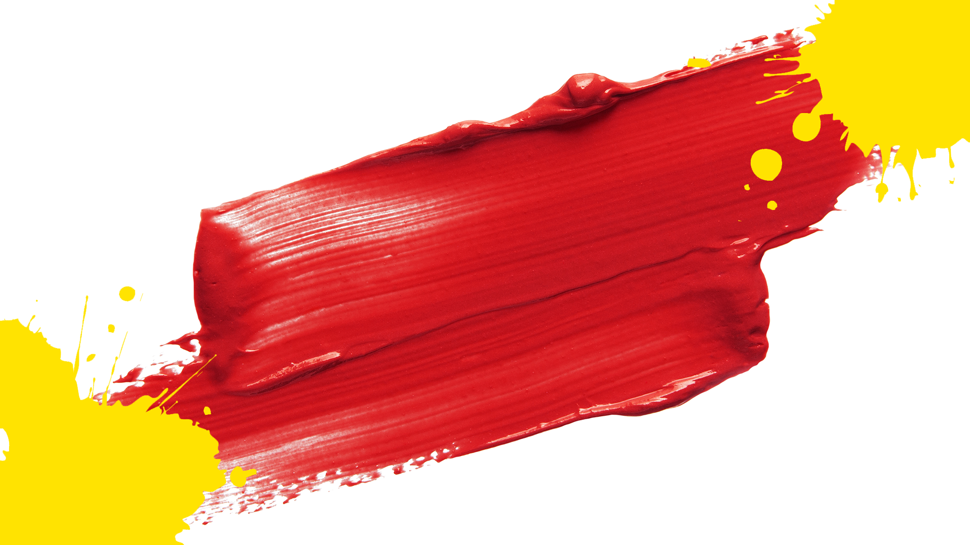 A smear of something red and some splats