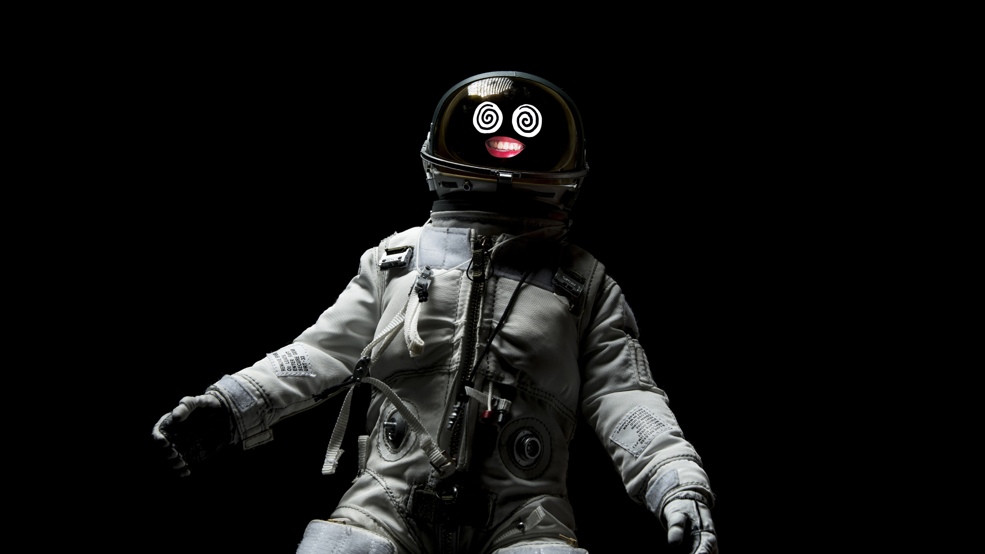 An astronaut listening to Coldplay