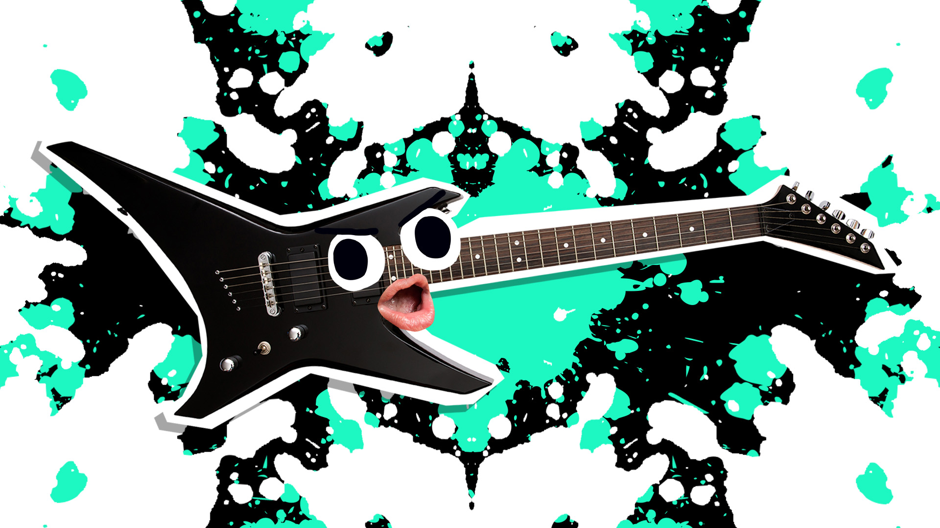 An awesome electric guitar