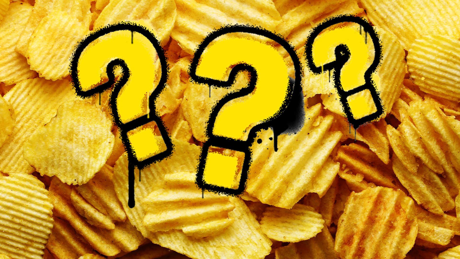 Crisps and question marks