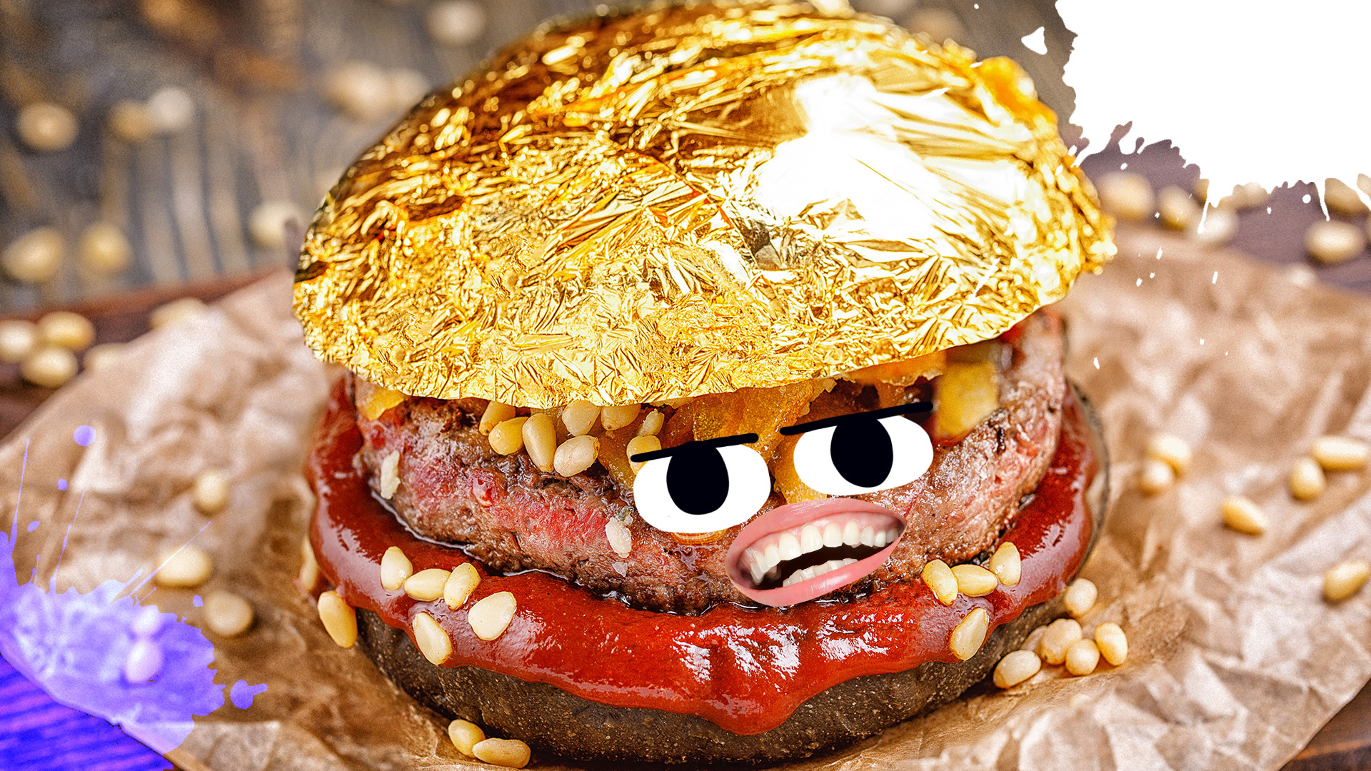 A godly cheeseburger
