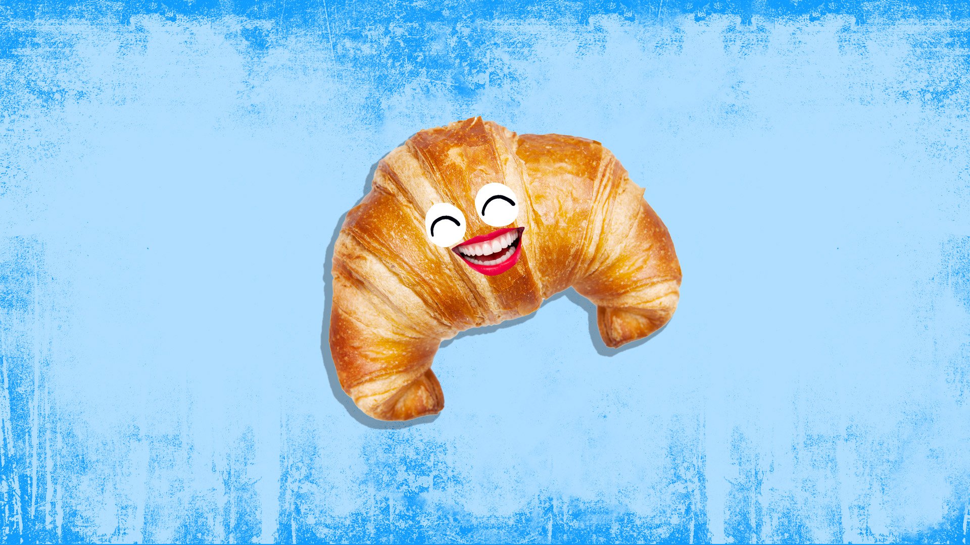 A happy croissant