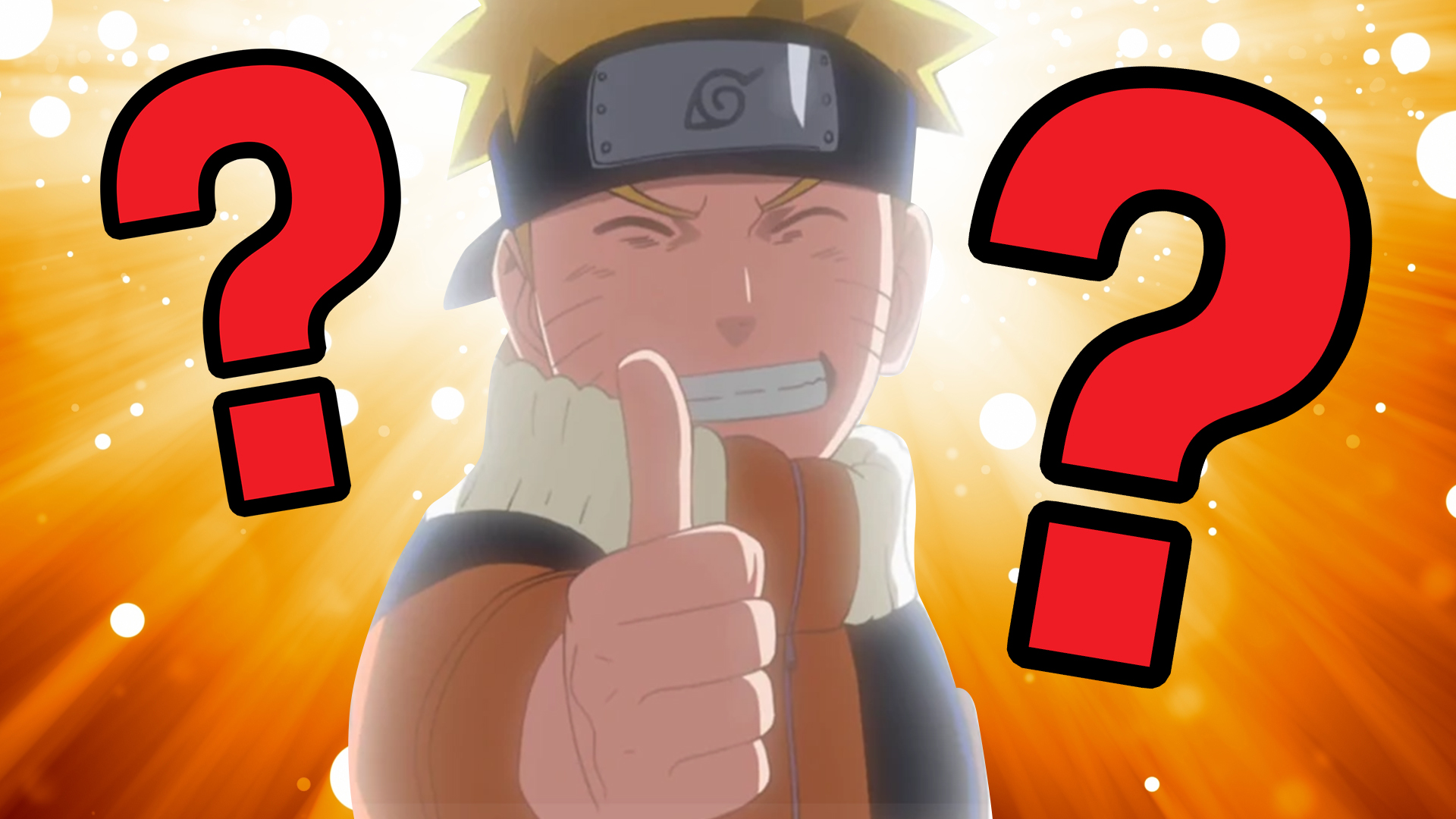 Naruto gives a thumbs up
