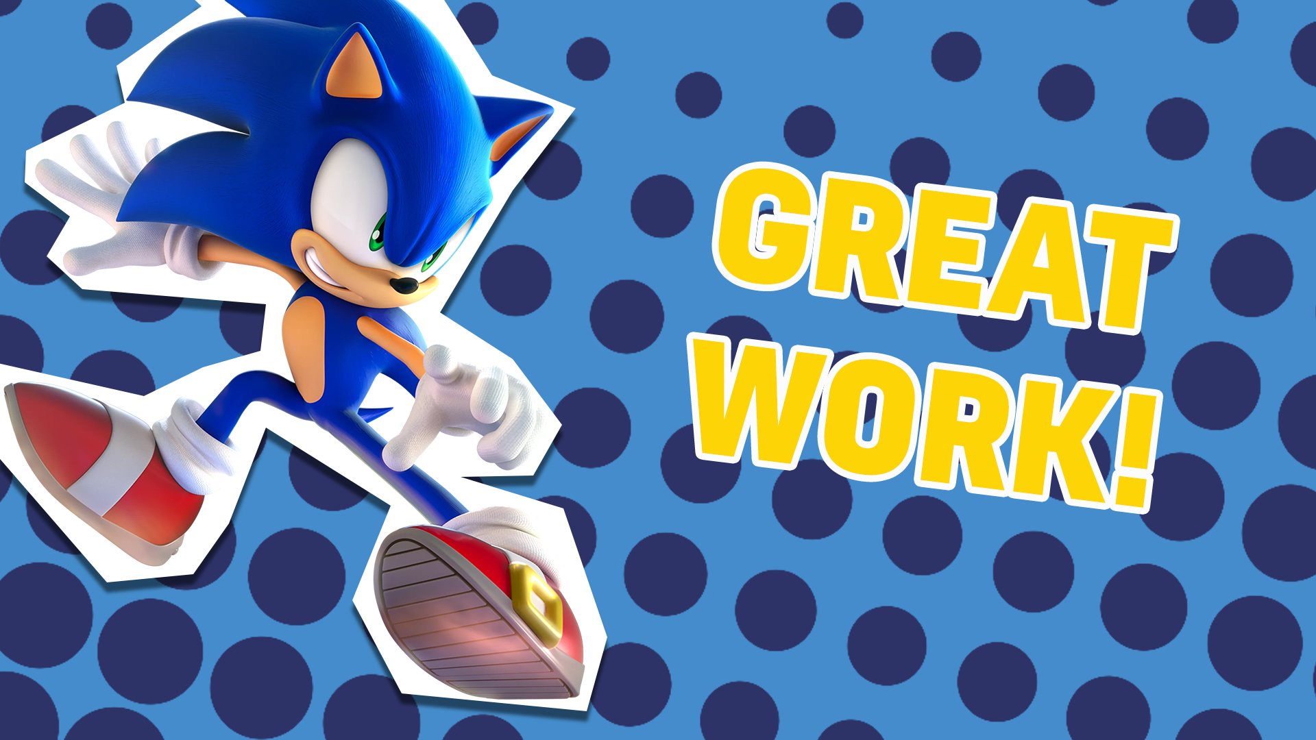 Nice! We can tell you love Sonic! But you're not QUITE a top expert yet - can you get 100% next time?