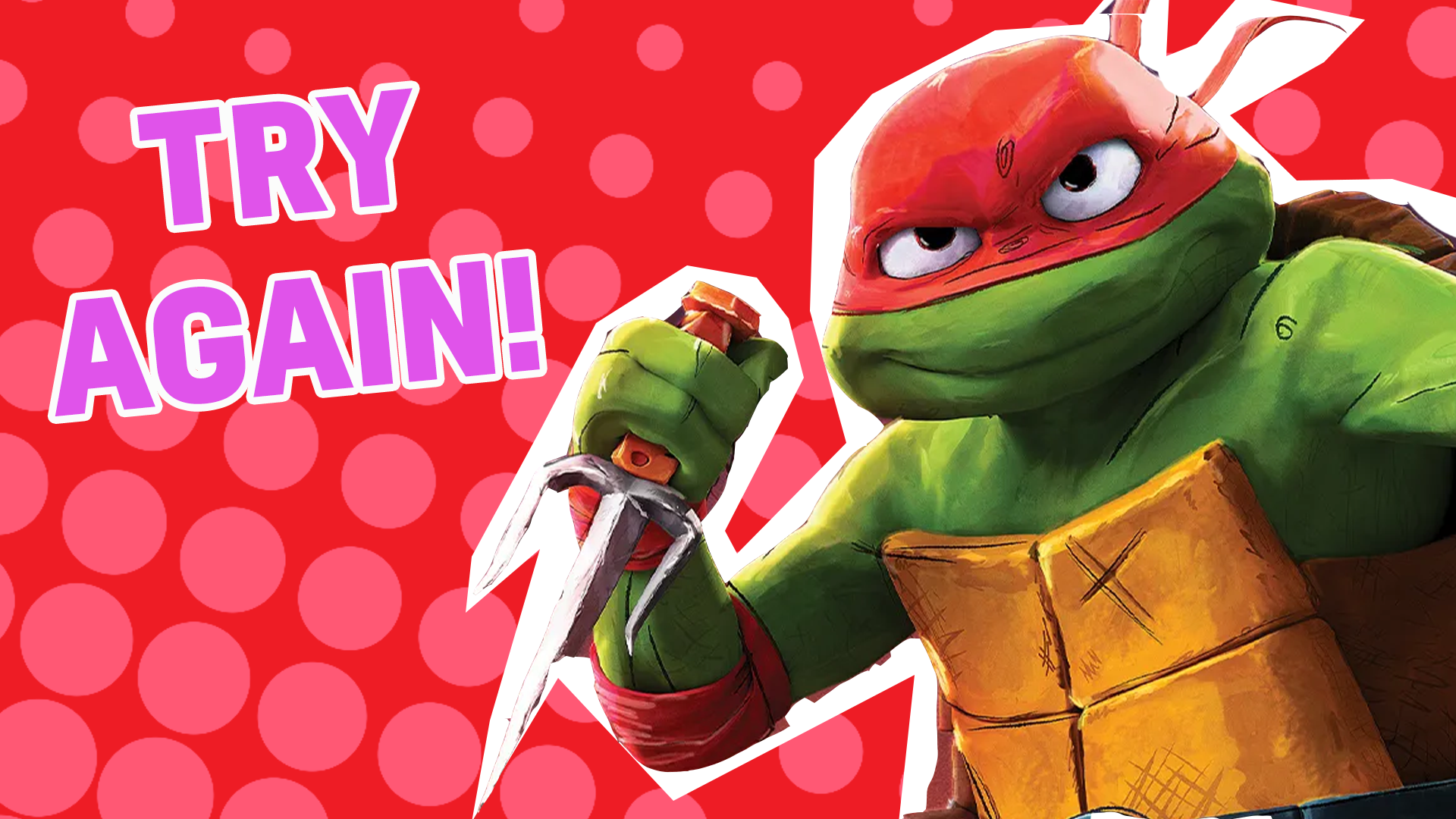 Not bad, but we know you know about the TMNT universe than that! Try again and see if you score higher!