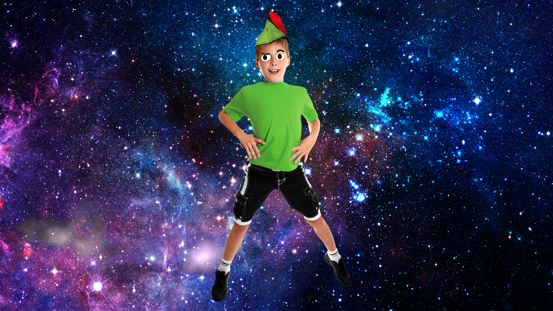 Beano Peter Pan in space