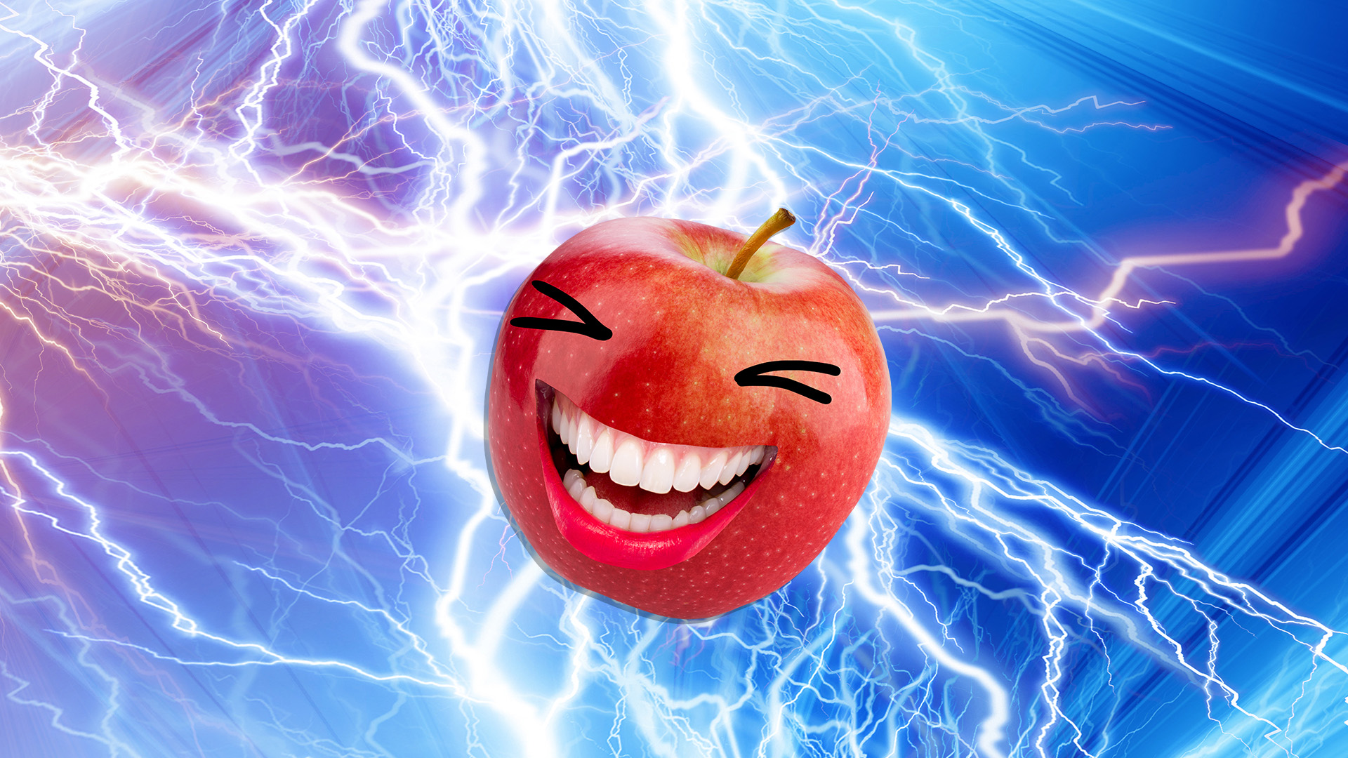 An electric apple