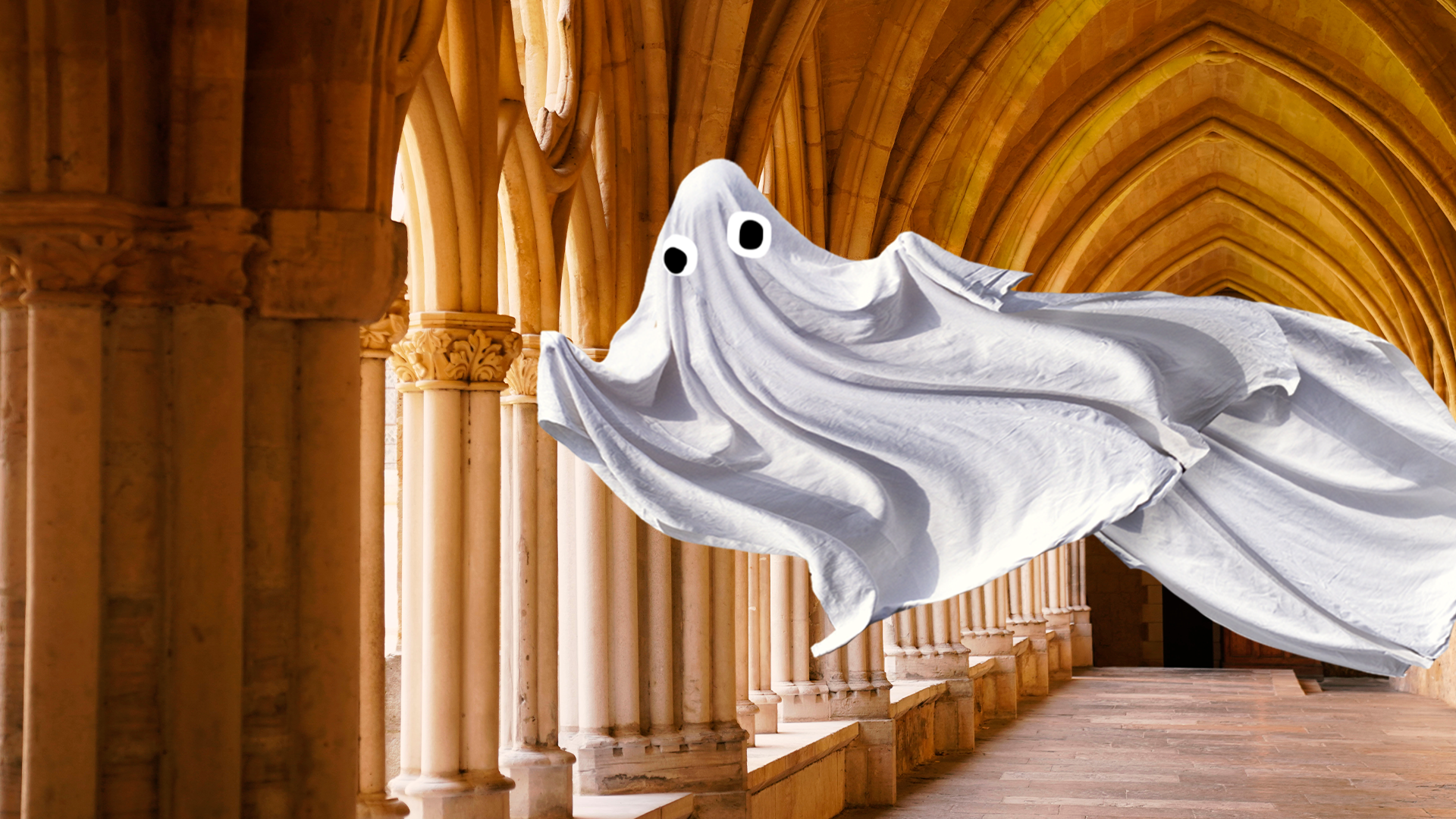 Beano ghost in hallway