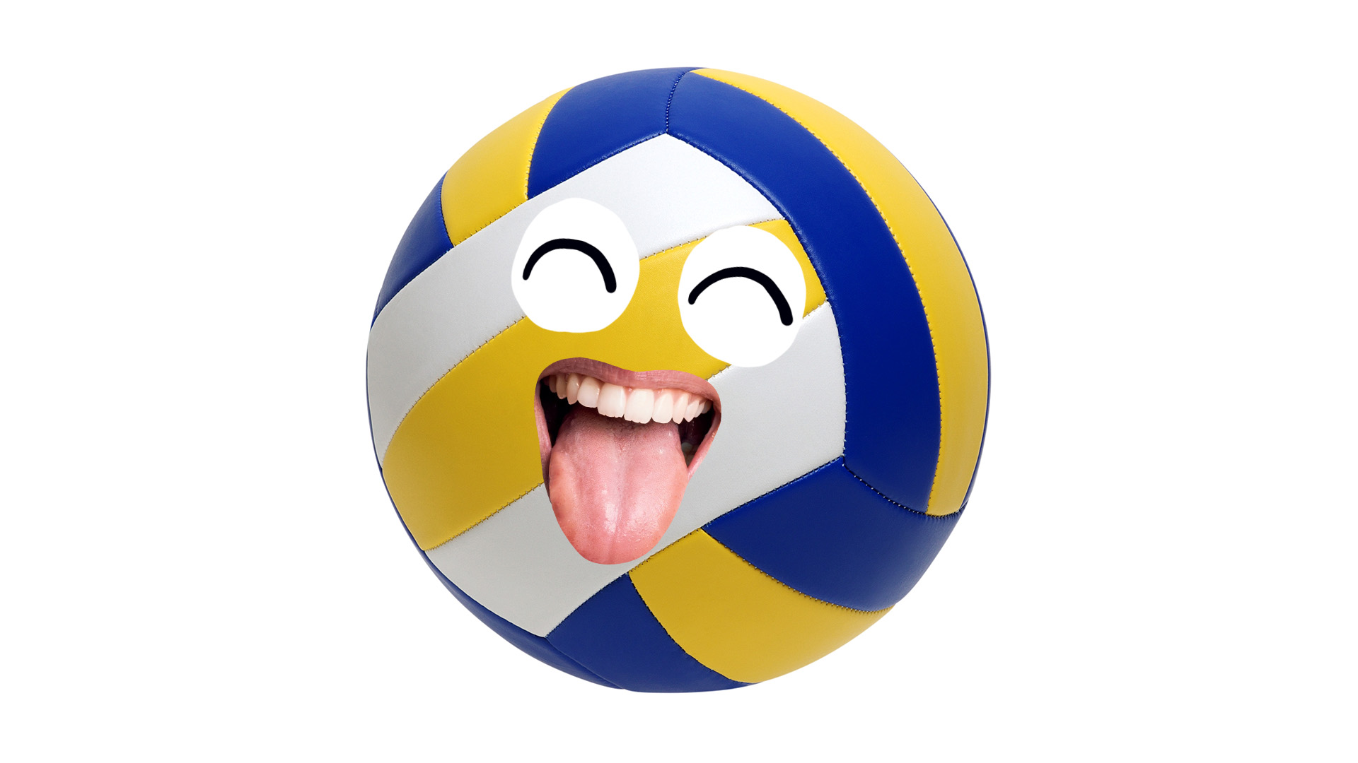 A volleyball 