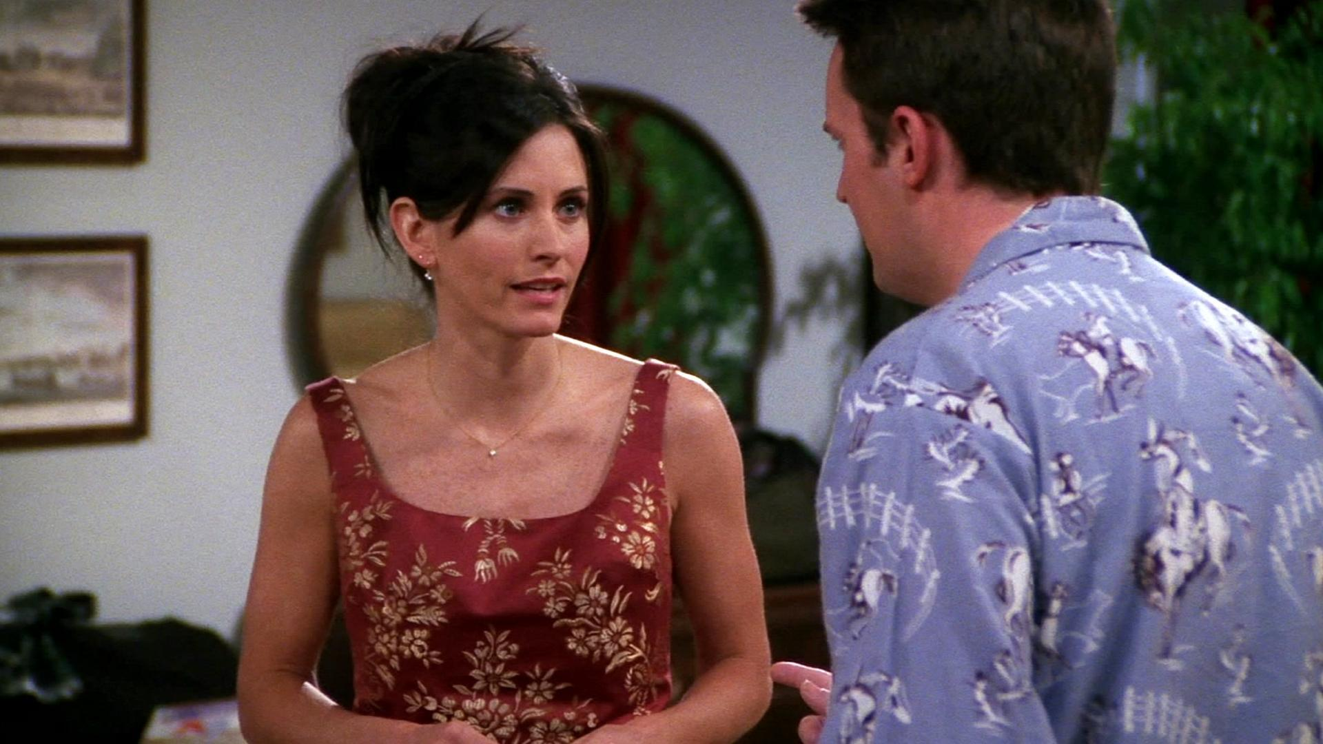Monica with Chandler