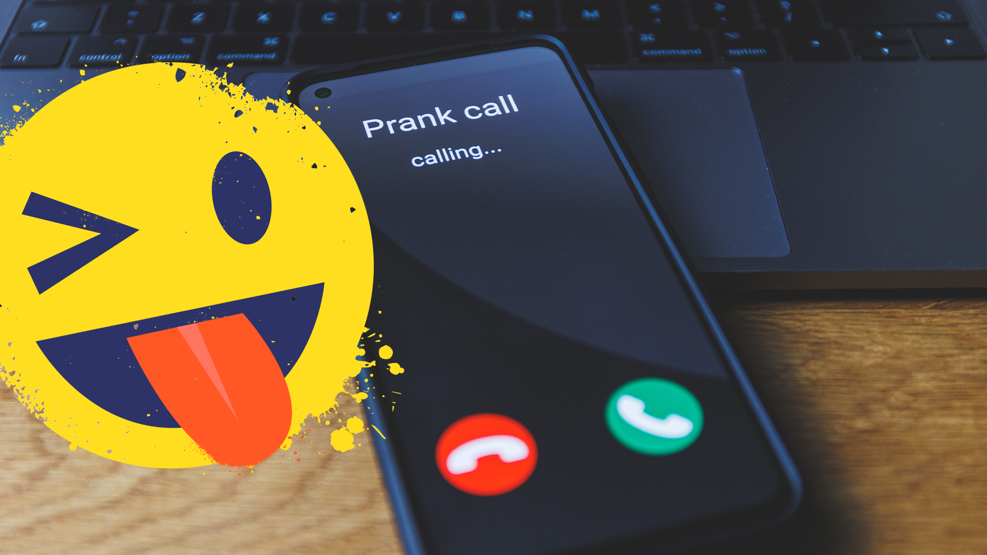 Cheeky emoji and a prank phone call