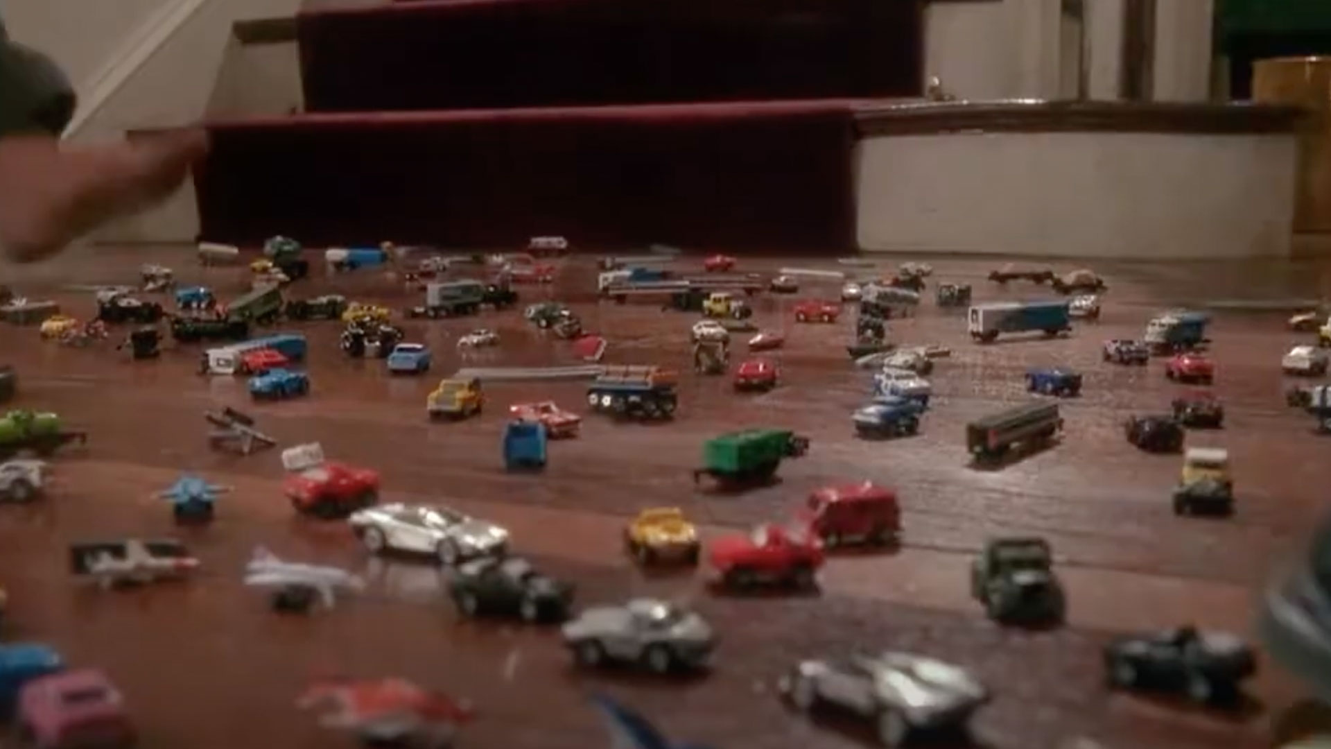 A floor covered in Micromachines