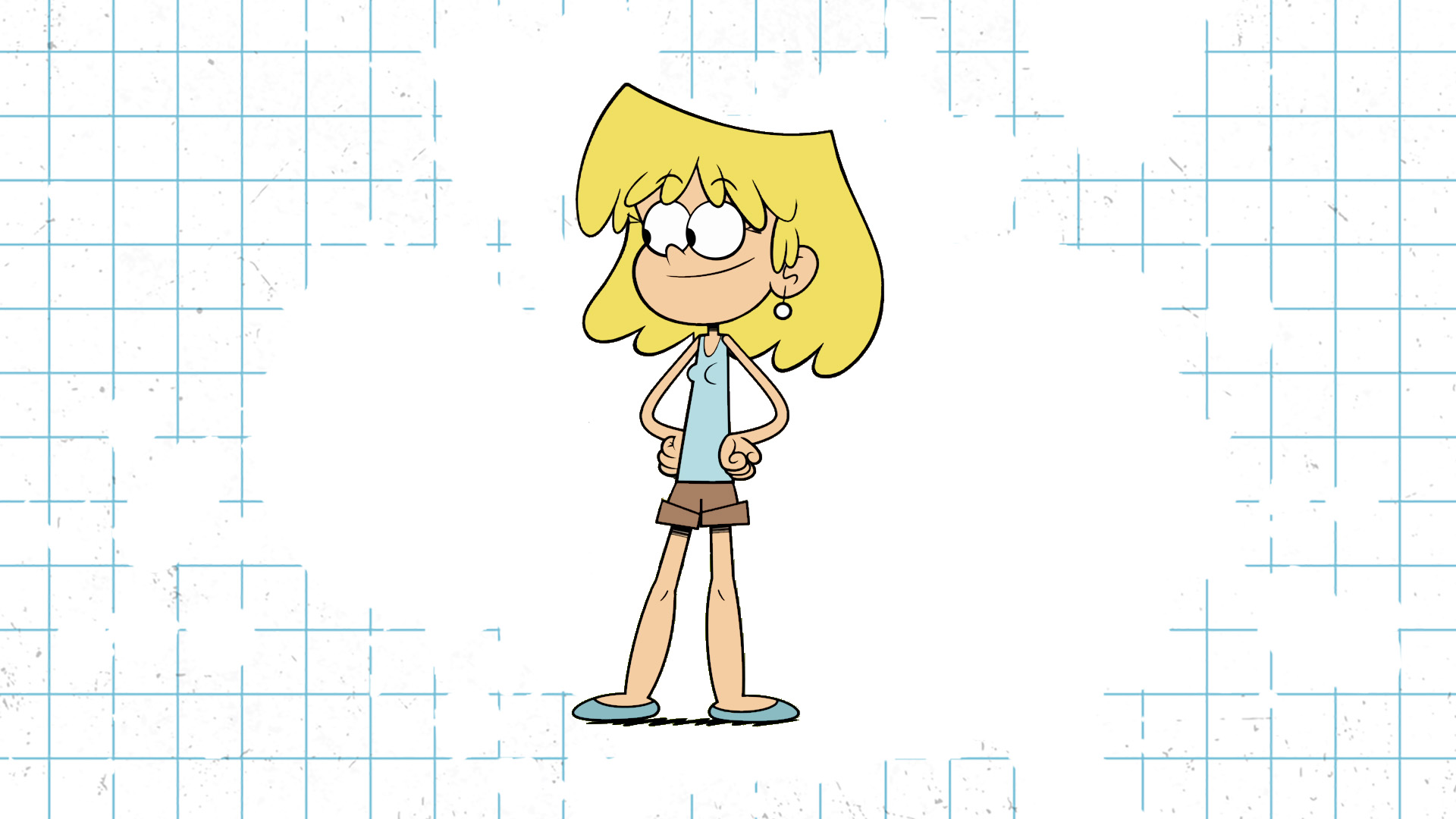 A Loud House character with blonde hair