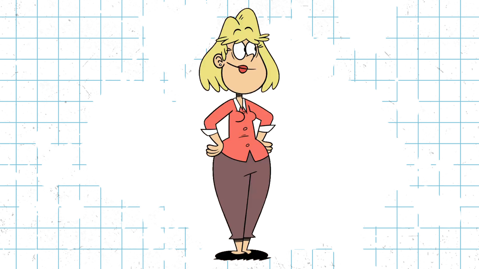 A Loud House character with a blonde bob