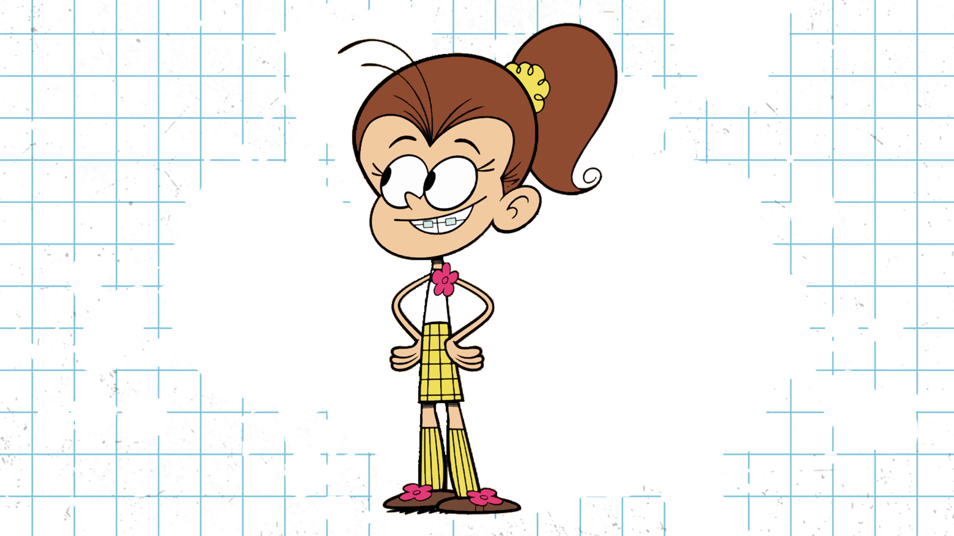 A Loud House character with brown hair