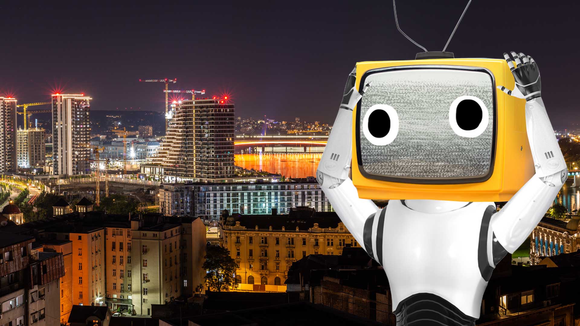A robot in Belgrade