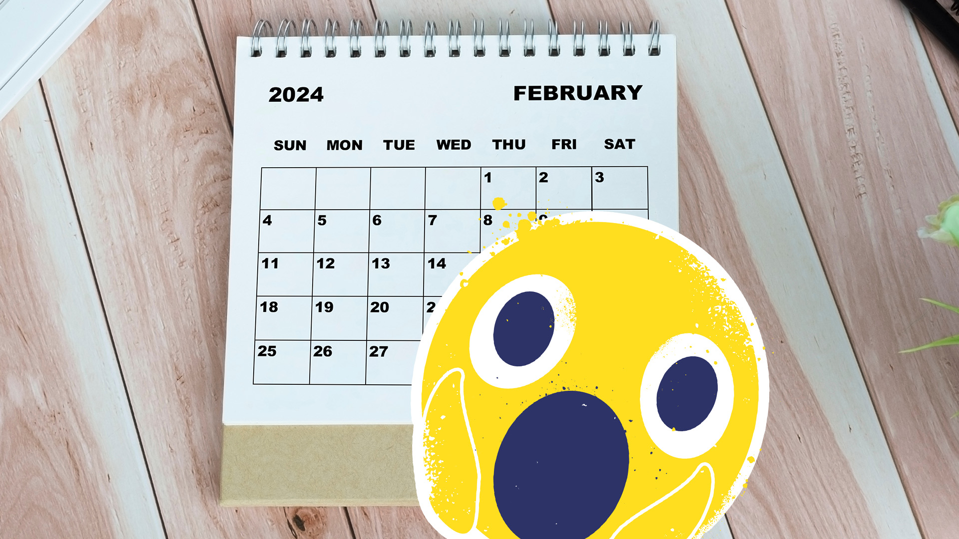 February in the calendar
