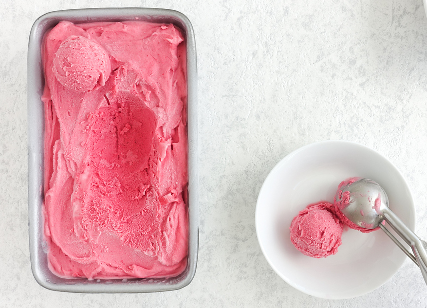 Pink ice-cream 