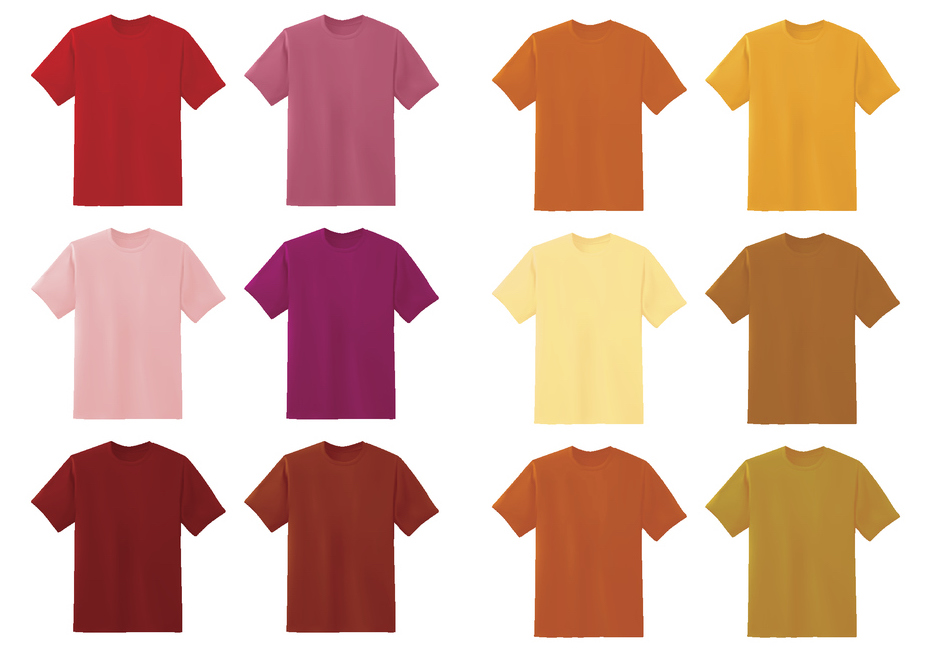 A selection of T-shirts