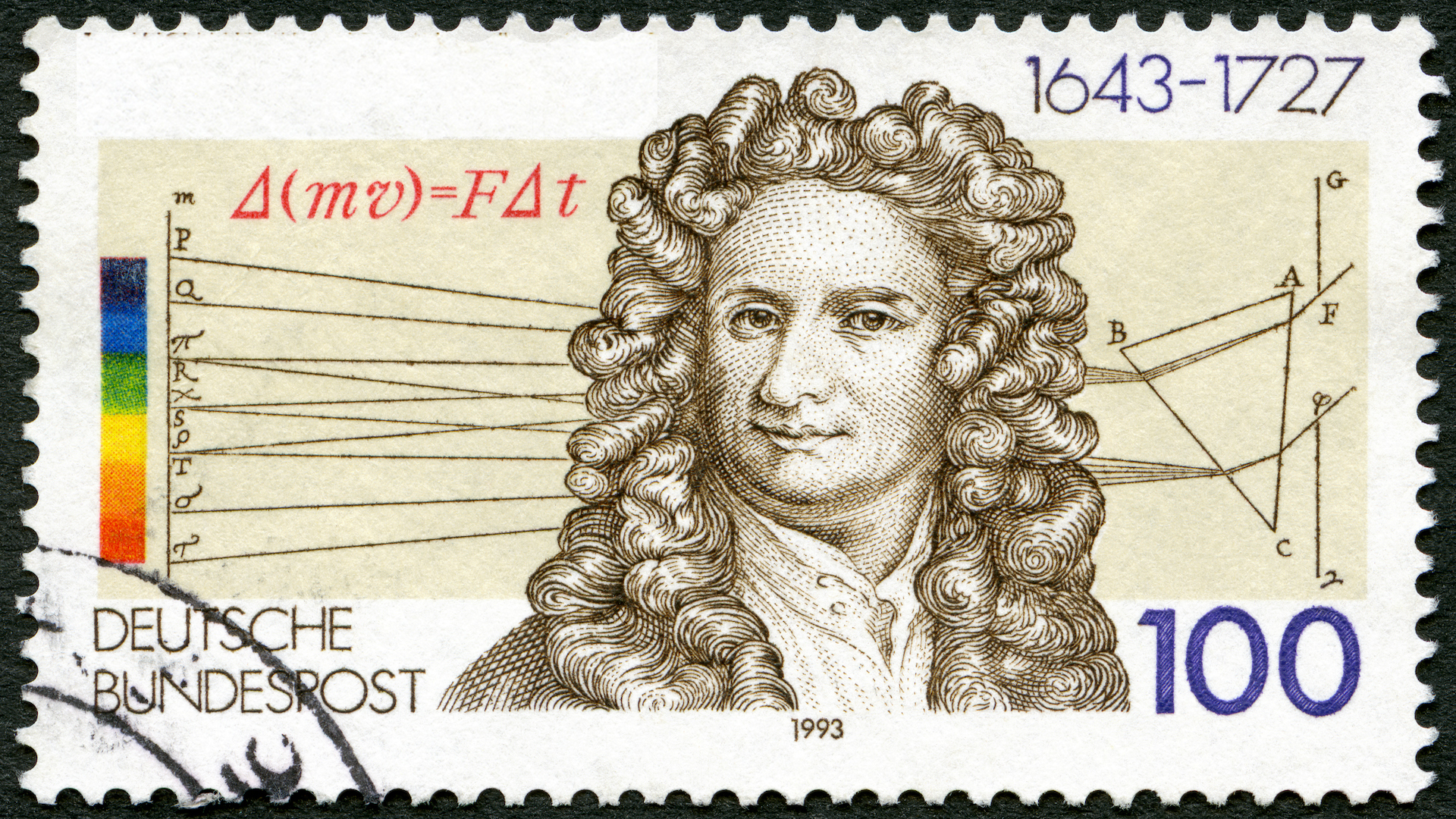 A scientist on a fancy stamp | Science Quiz