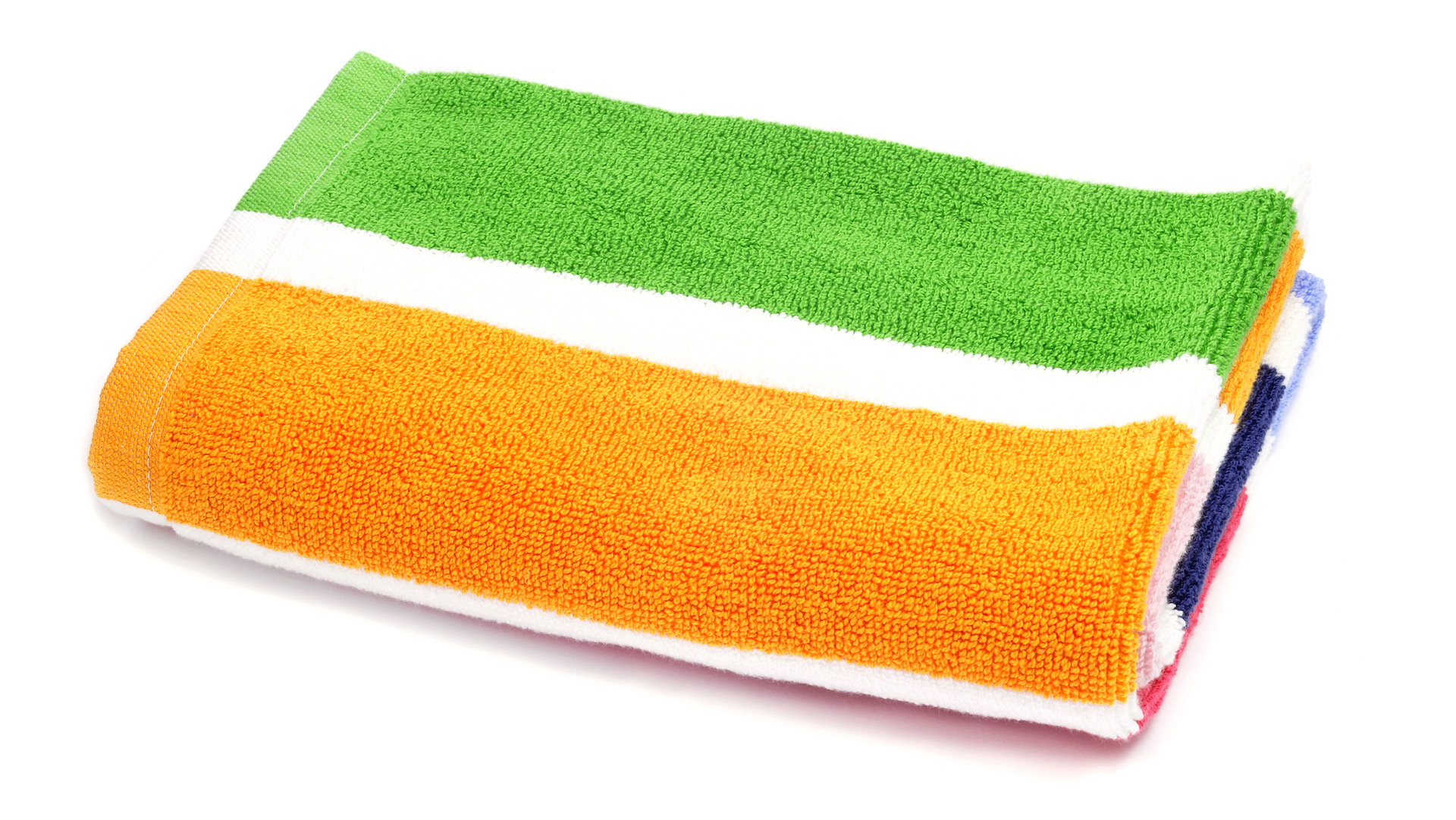 A colourful beach towel 