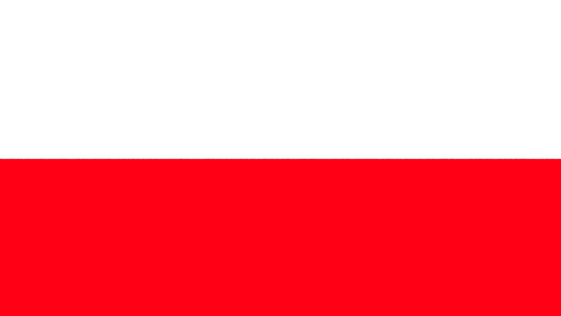 A red and white flag