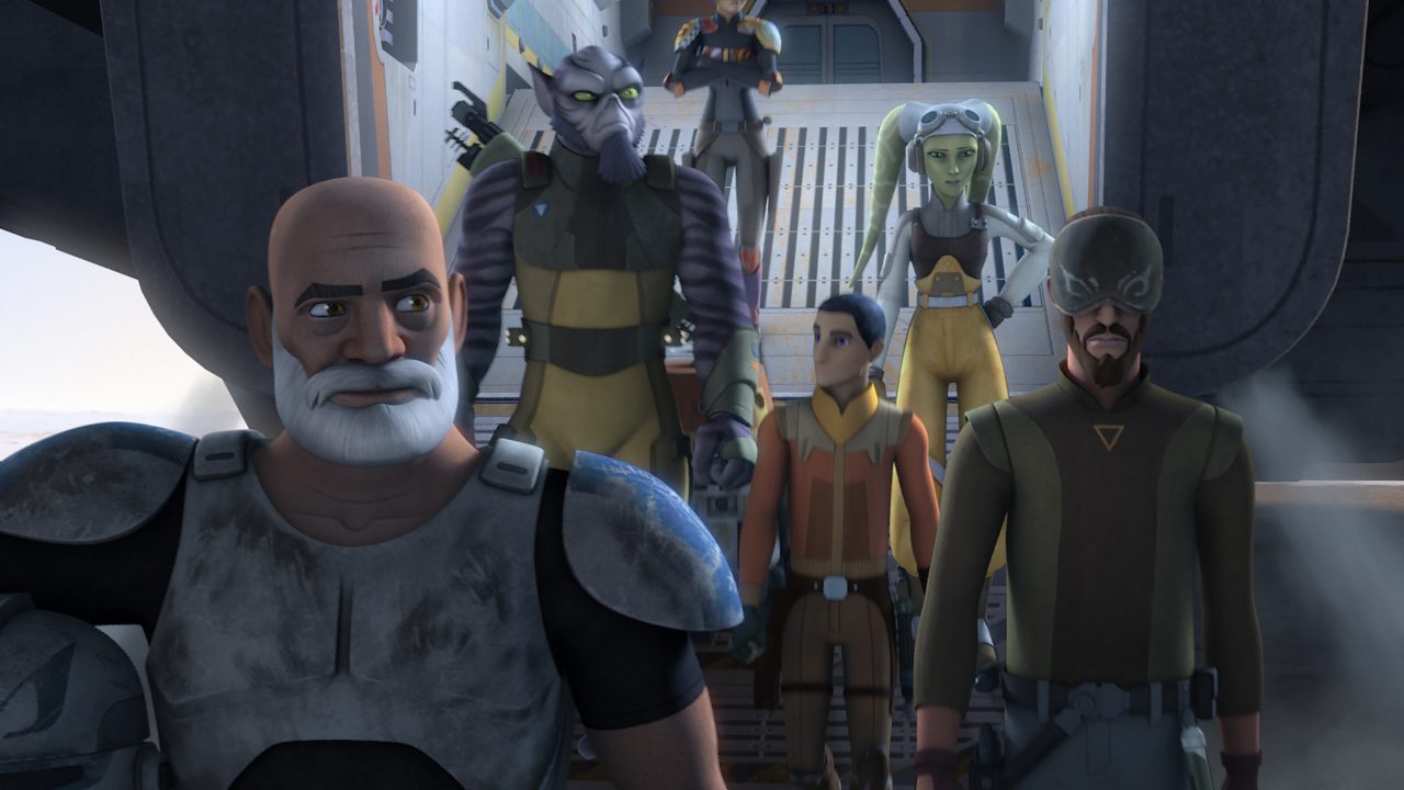 A scene from Star Wars Rebels 