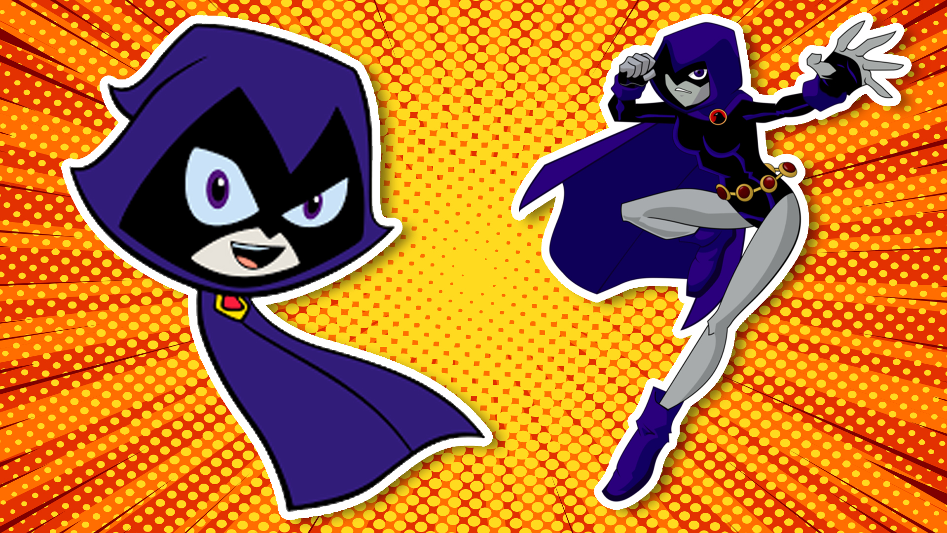 Raven in Teen Titans Go and Teen Titans