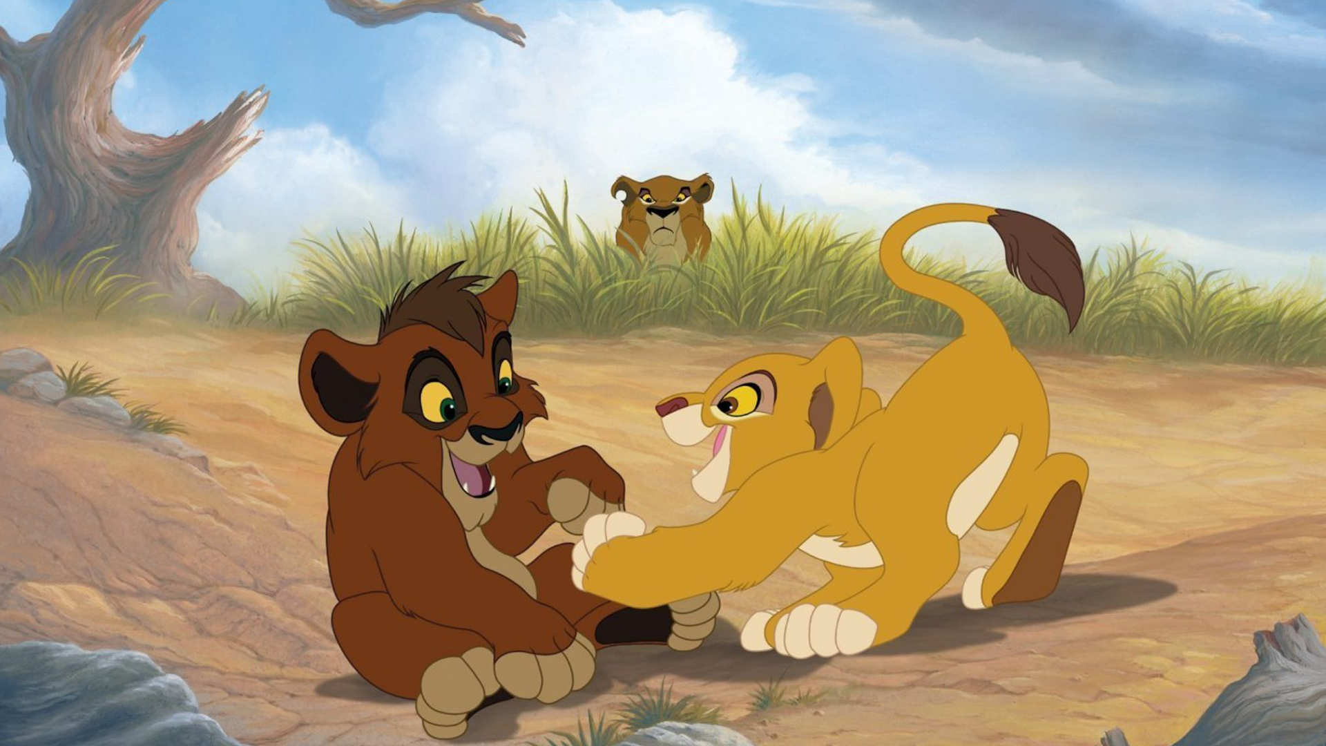 Kiara and Kovu from The Lion King 2