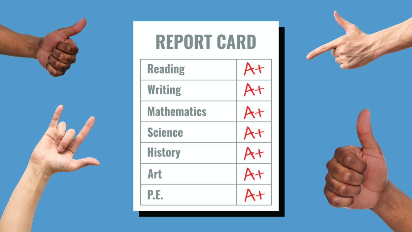 A school report card