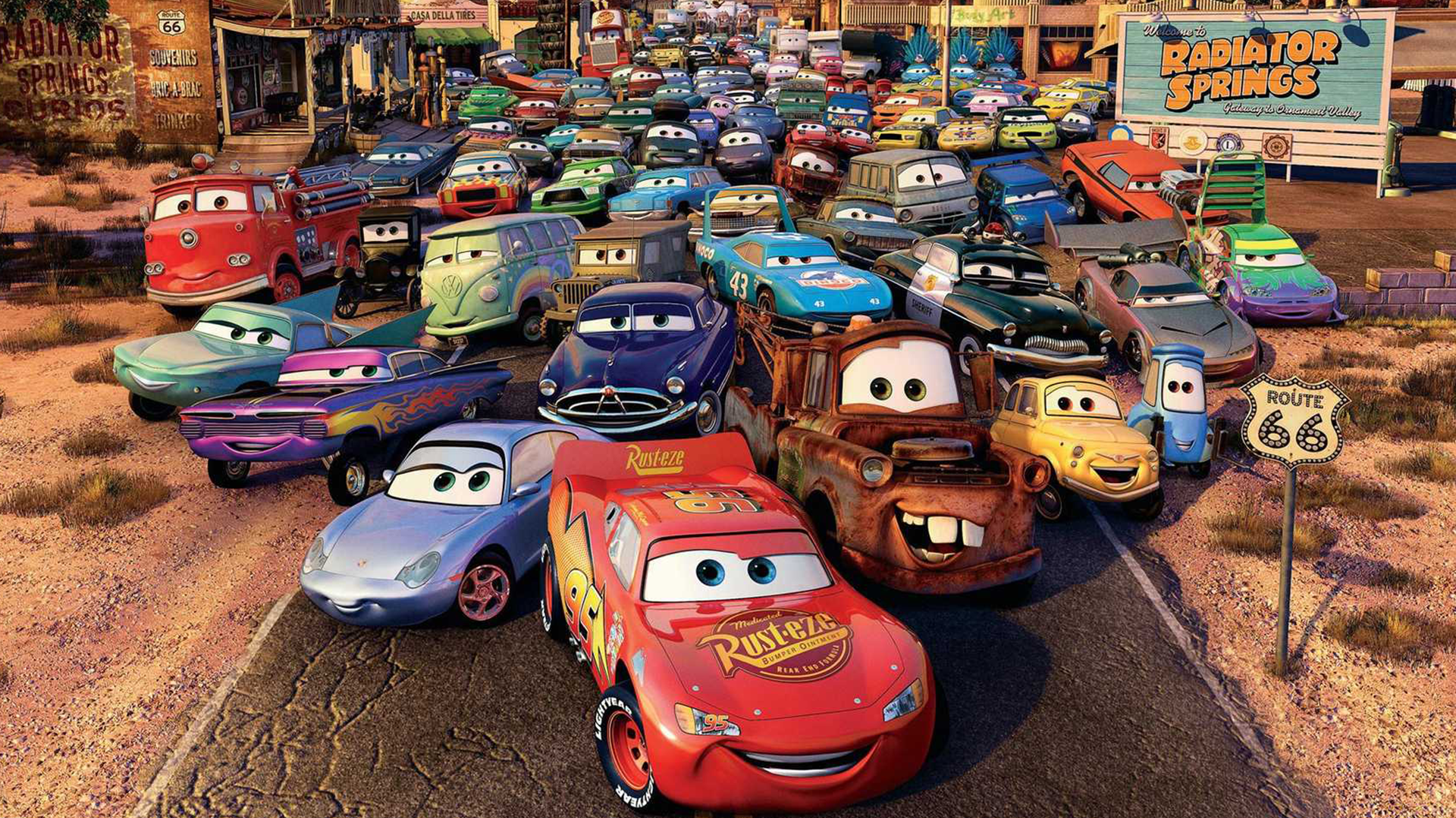 All the cars