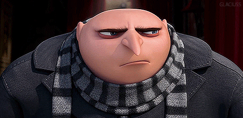 This is a GIF of Despicable Me star Gru