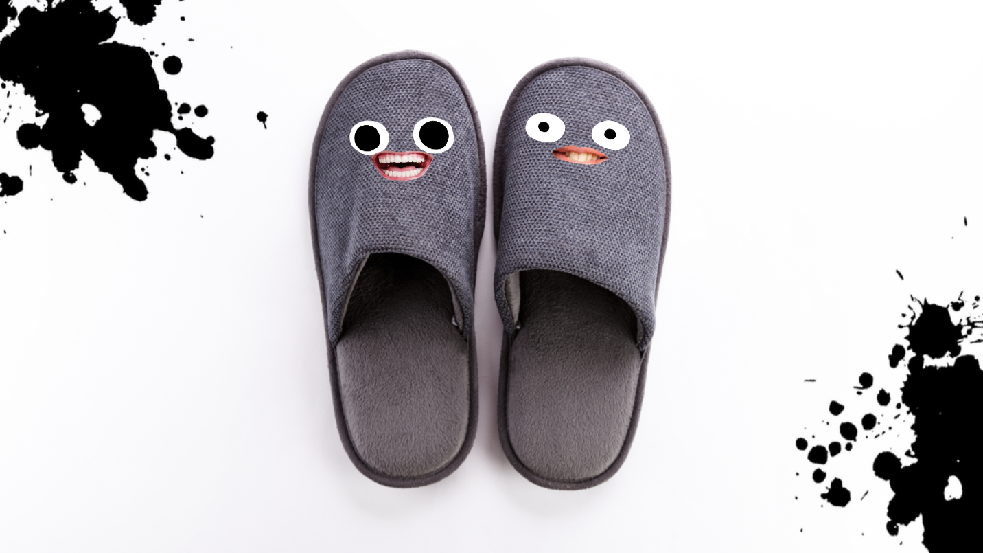 A pair of slippers