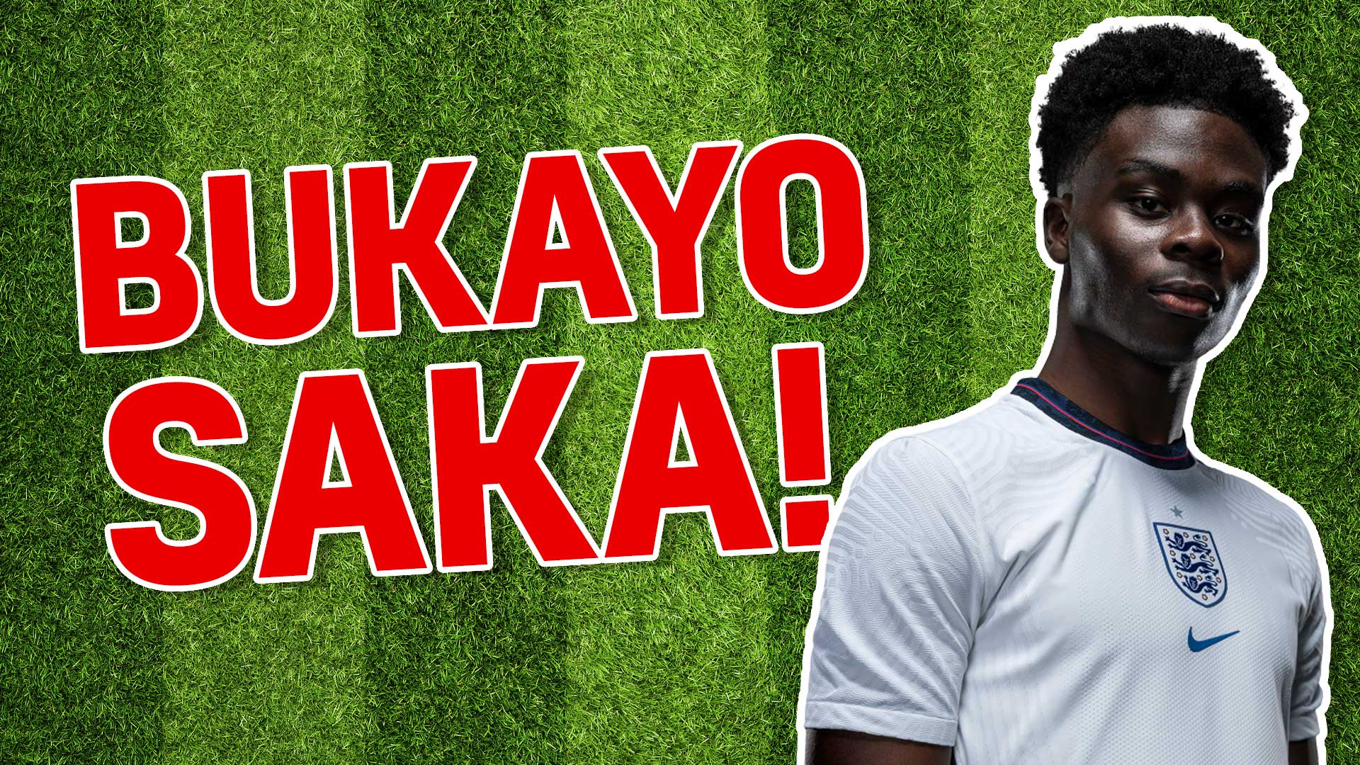 England footballer Bukayo Saka