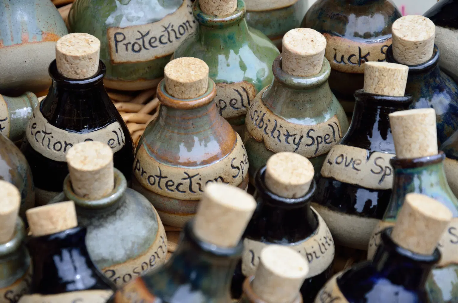 A variety of potions