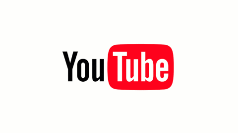 A gif of the YouTube logo