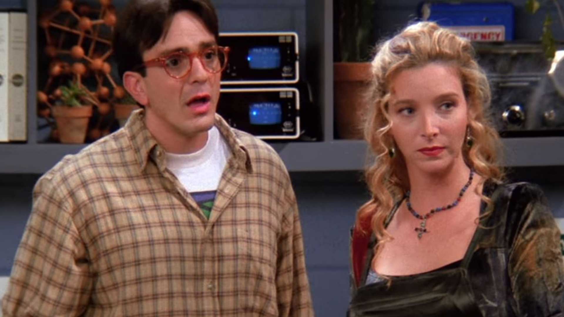 David and Phoebe in Friends