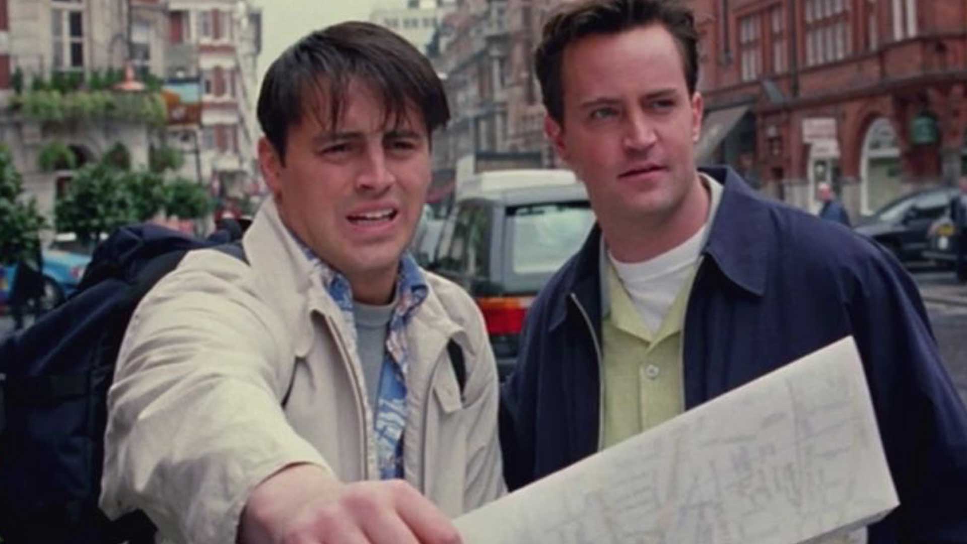 Joey and Chandler in London