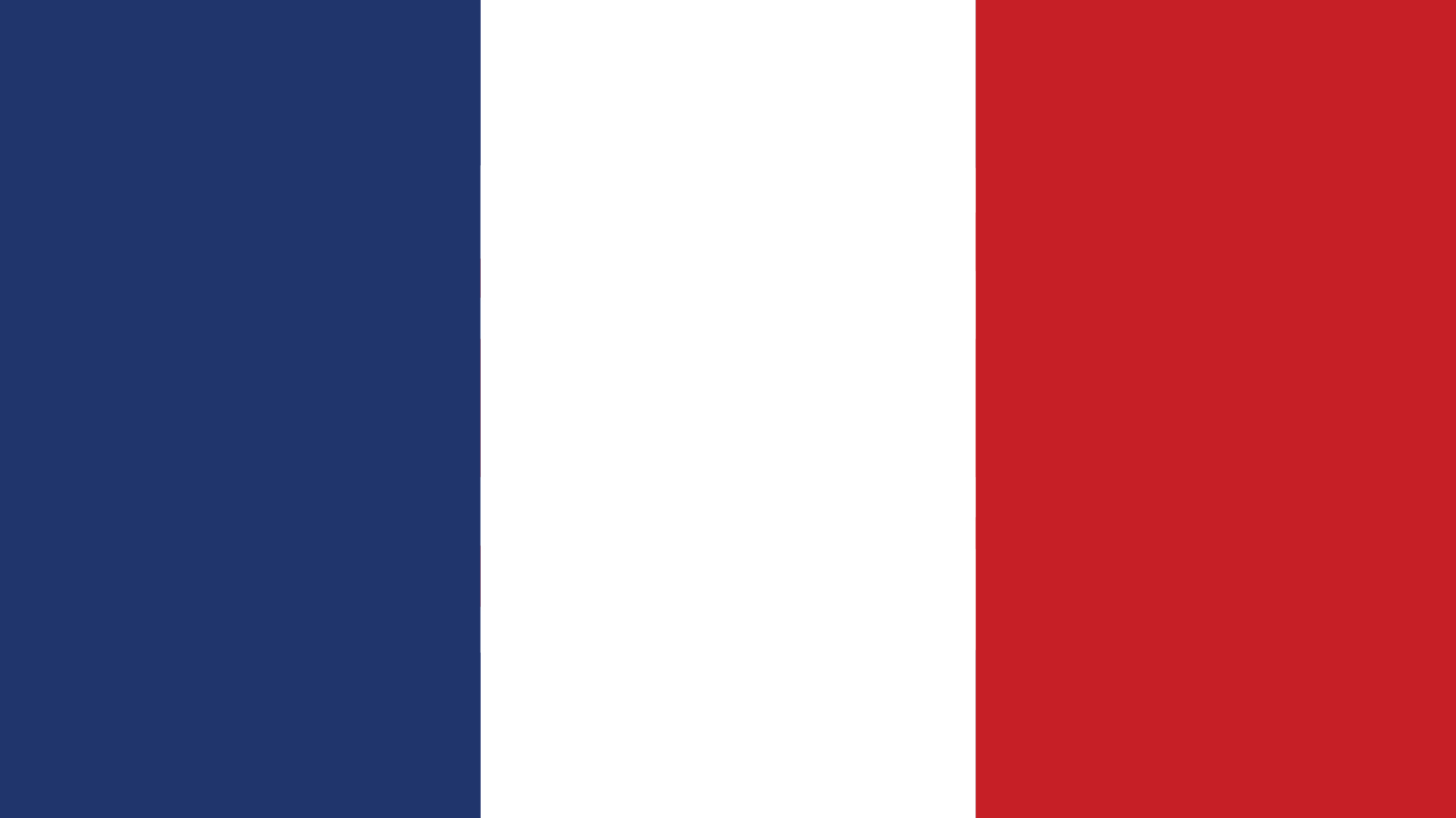 A red, white and blue flag