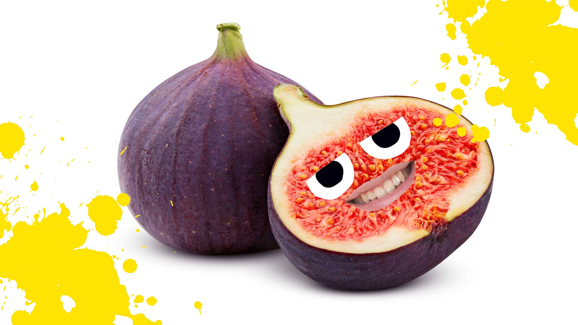 Two delicious figs
